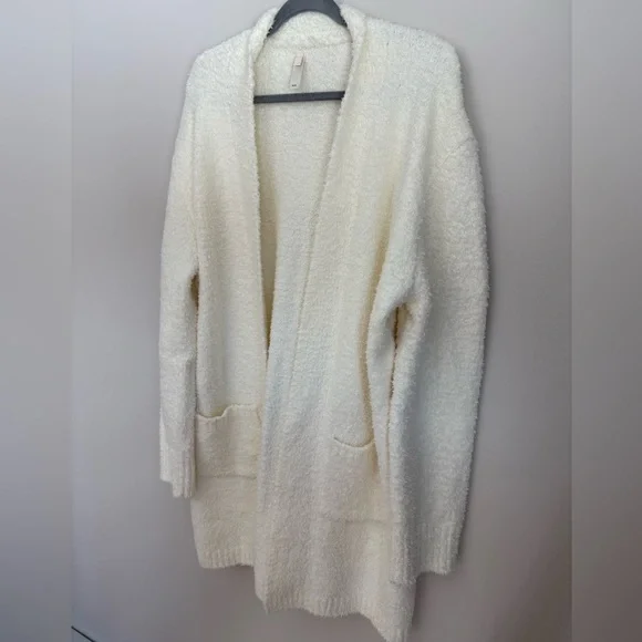 Skims Cream Cozy Knit Robe Size 2x/3x - Picture 2 of 8